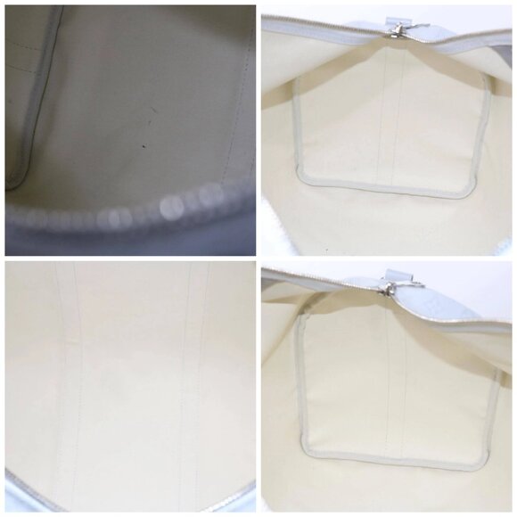 LOUIS VUITTON Monogram White Keepall Bandouliere 50 Bag M44643 LV Auth 55862S - Picture 15 of 16